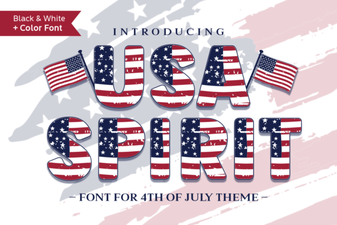 American Spirit Fonts: Design Ideas and Examples