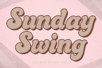 Sunday Swing Font: Style Your Retro Projects