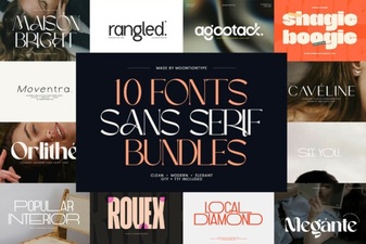 Unlock Your Designs with Modern Sans Serif Bundles