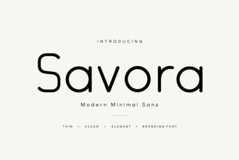 Savora Font: Modern Typography for Creative Projects
