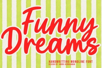 Playful Dream Fonts for Creative Projects