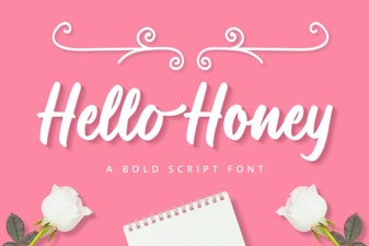 Hello Honey Fonts for Creative Projects & Design